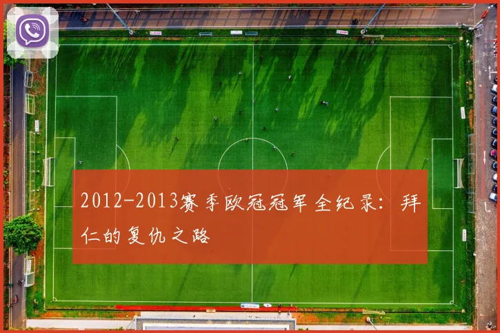 2012-2013赛季欧冠冠军全纪录：拜仁的复仇之路